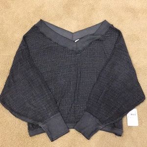 oversized gray sweater!